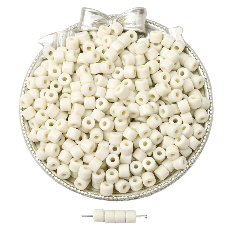 アクリルカラフル小さな円筒形ビーズマカロン色手ビーズdiy手作りビーズアクセサリー卸売|undefined