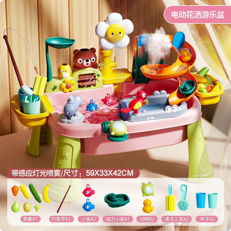 2025 新しい子供用食器洗い機のおもちゃの蛇口赤ちゃん水遊びキッチンままごと女の子子供の日のギフト|undefined