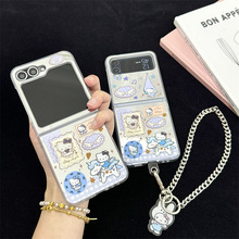 镜面kt适用三星zflip7手机壳ZFLIP6/5/4代日韩女折叠屏保护套3