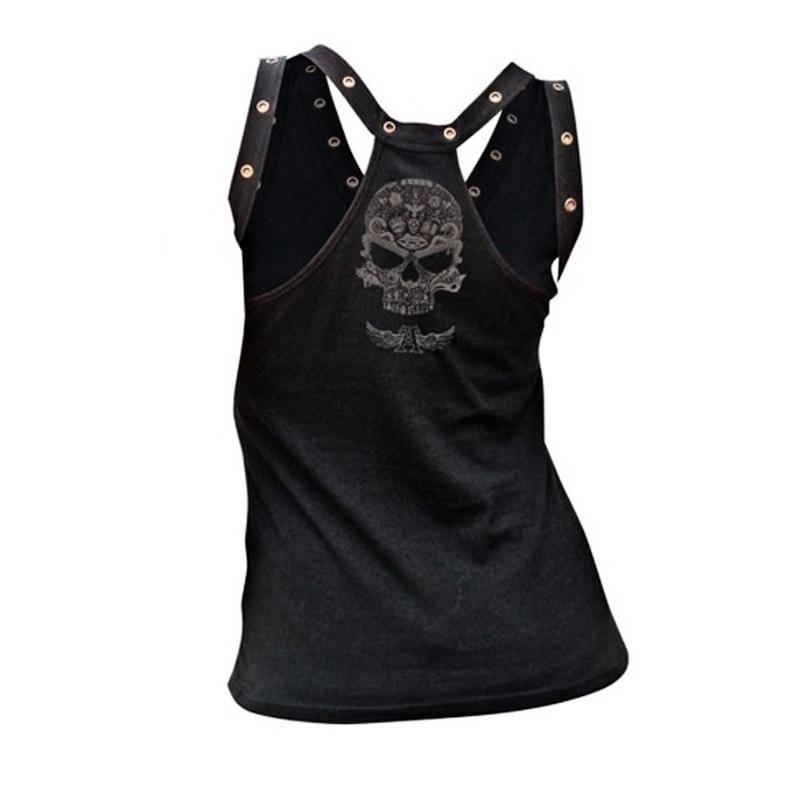 Skull Print Tank Top 4