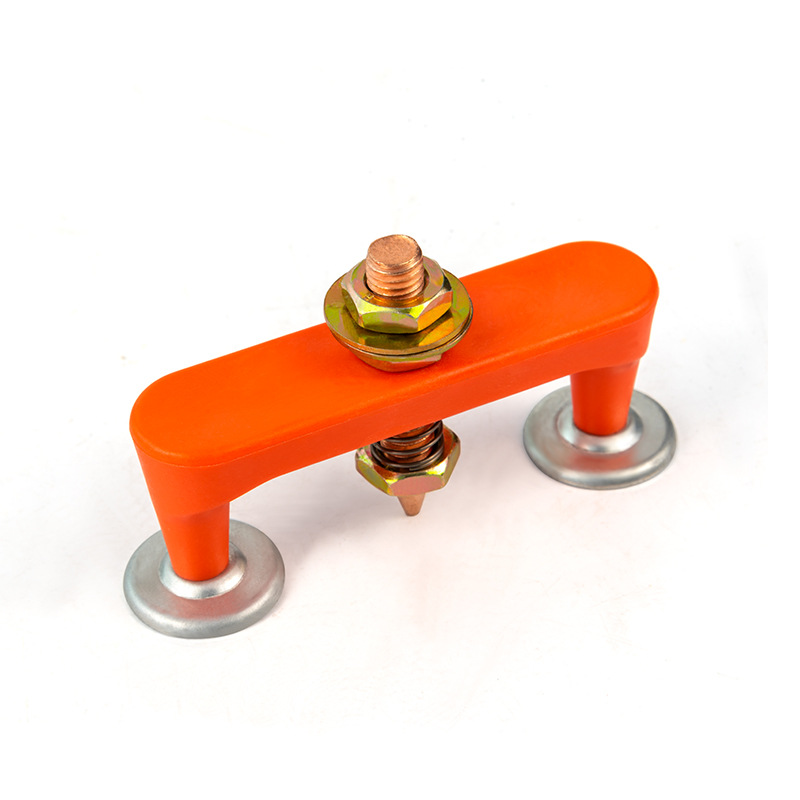 Soldadura eléctrica corbata de hierro artefacto magnético fuerte máquina de reparación de chapa eléctrica máquina de soldadura de tierra alambre de tierra imán de alambre de hierro soldadura corbata cabeza de hierro