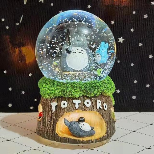 Creative Christmas Birthday Gift Cartoon Crystal Ball Music Box Student Children Classmate Graduation Season Gift Ornament
