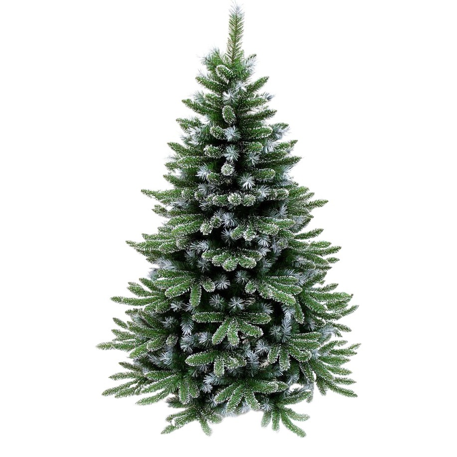 Transfronterizo 1,5 m árbol de Navidad de nieve-pulverización cifrado mezclado de cinco dedos punta 1,8 m Paquete de decoración automática árbol de Navidad