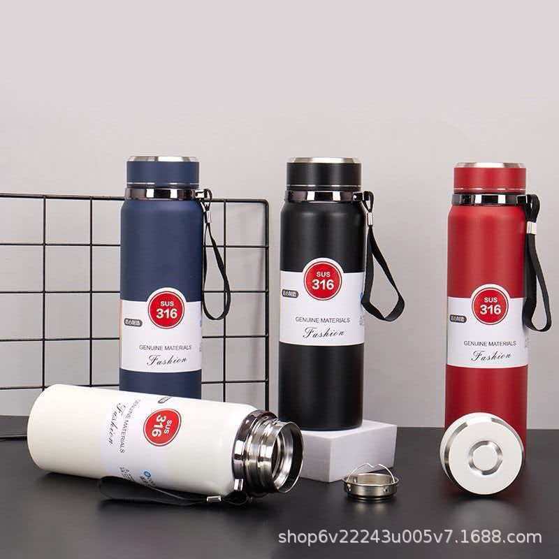 Popular Large-Capacity 316 Stainless Steel Insulated Water Bottle with Strap, Gift Cup for Men and Women, Outdoor Sports Insulated Cup, Customizable Popular Large-Capacity 316 Stainless Steel Insulated Water Bottle with Strap, Gift Cup for Men and Women, Outdoor Sports Insulated Cup, Customizable