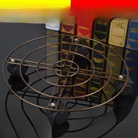 Утолщенная круглая мобильная подставка для цветов из цельного железа, основание для цветочного горшка, поднос для цветов с тормозом, универсальное колесо, поднос для цветочного горшка для домашнего использования
