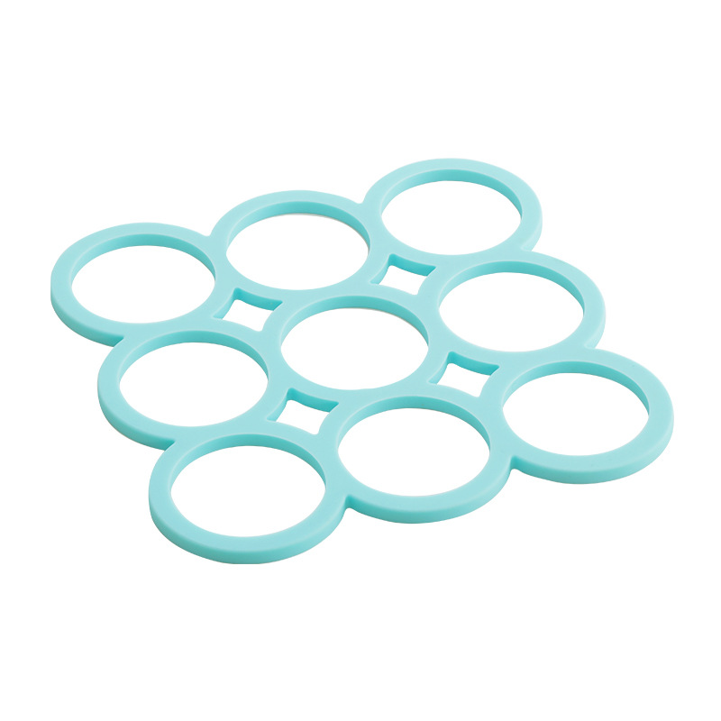 Creativo aislamiento térmico cojín hueco de color sólido cojín de cojín de mesa de comedor de estilo nórdico cojín de taza de té resistente a quemaduras