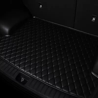 Car Trunk Mat – Trunk Mat - flat-edge-hangzhou-embroidery-black-lexus-es-imported