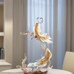 Year after Year, There Are Fish Ornaments, Living Room Tv Cabinets, Wine Cabinets, Entrance Halls, Koi Decorative Ornaments, Housewarming Gifts