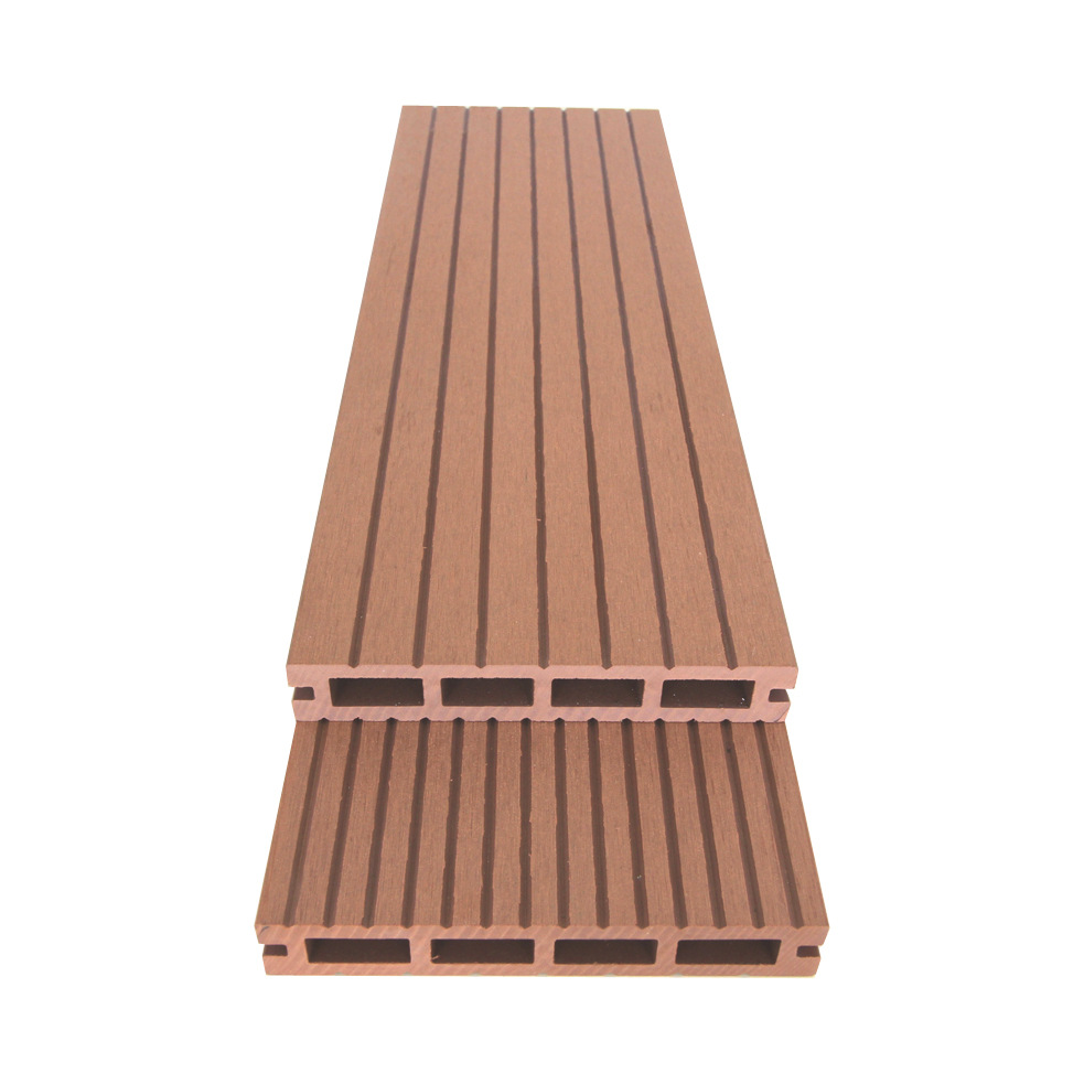 Suelo de Madera Plástica 147*23, Material Decorativo para Exteriores, Impermeable y Resistente al Moho, Tablero WPC para Exteriores, Suelo Hueco con Orificios Cuadrados, Madera Plástica image 7