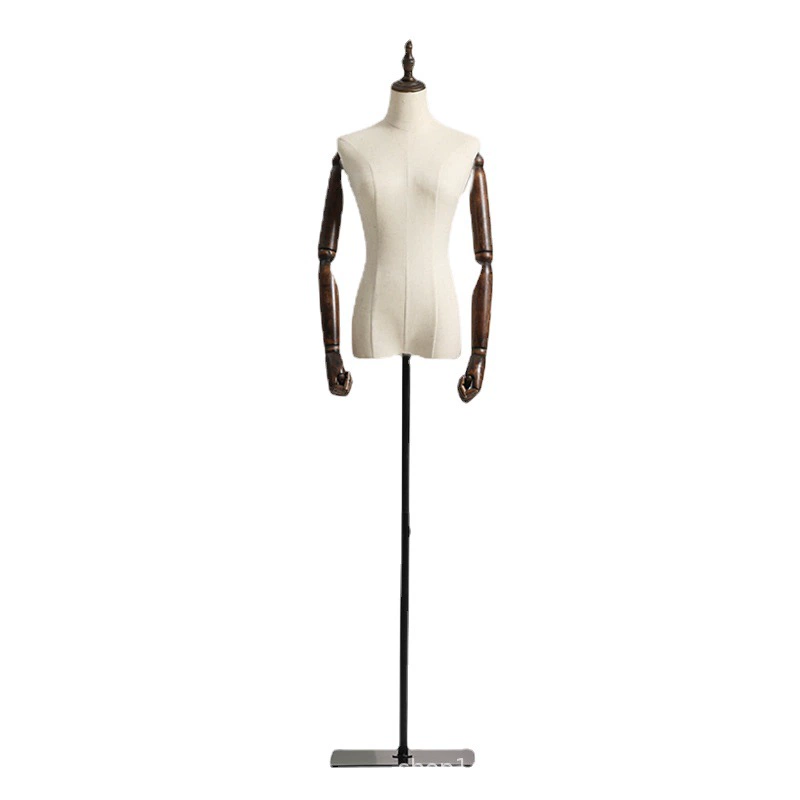 Dress Form Mannequin (Suhe) Female Torso with Pleated Skirt & Adjustable Stand, Multiple Base Options