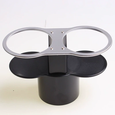 Shunwei Car Double Cup Water Cup Holder Double Cup Holder Coke Rack High Quality ABS New Material SD-1021 (Car cup holder/beverage holder) - silver