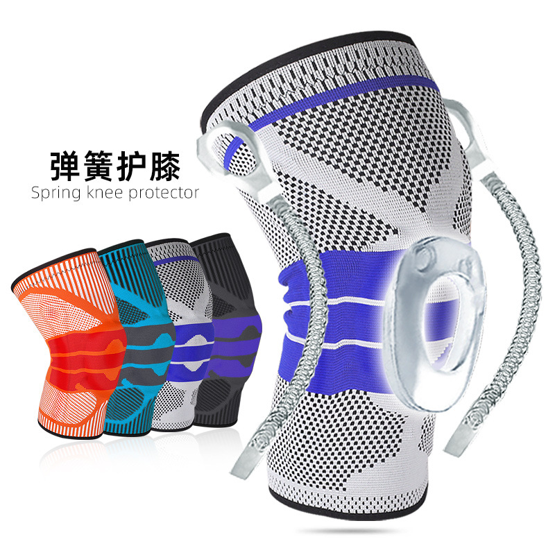sports silicone knitted basketball climbing knee pads
