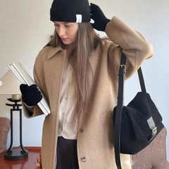 Korean-style vintage 2023 new retro temperament velvet single-shoulder armpit bag versatile casual crossbody bag