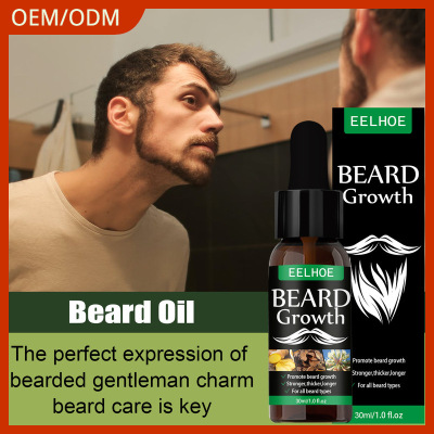 EELHOE Beard growth oil nourish Moisture Spray beard nursing Promote Beard increase Thick