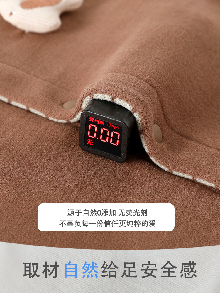 Baby chaleco de terciopelo para bebés, chaleco para bebés para hombres y mujeres, chaleco para bebés calientes, chaleco de hombro para bebés de nuevo