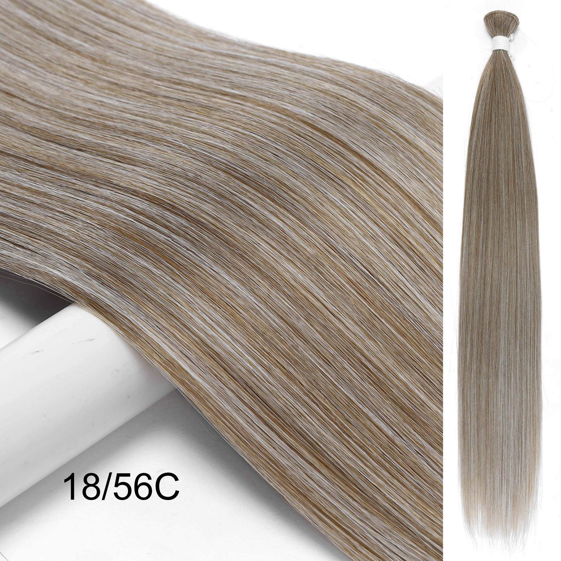Peruca de fibra química, pelo estricto, pelo blanco, fibra química, cabello largo, cabello recto, cortina de fibra química, pelucas de cabello para mujeres