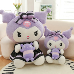 新しいJKスカートのクロミの悪魔のぬいぐるみのぬいぐるみのかわいいぬいぐるみは枕を抱いて国境を越えて卸売りします。