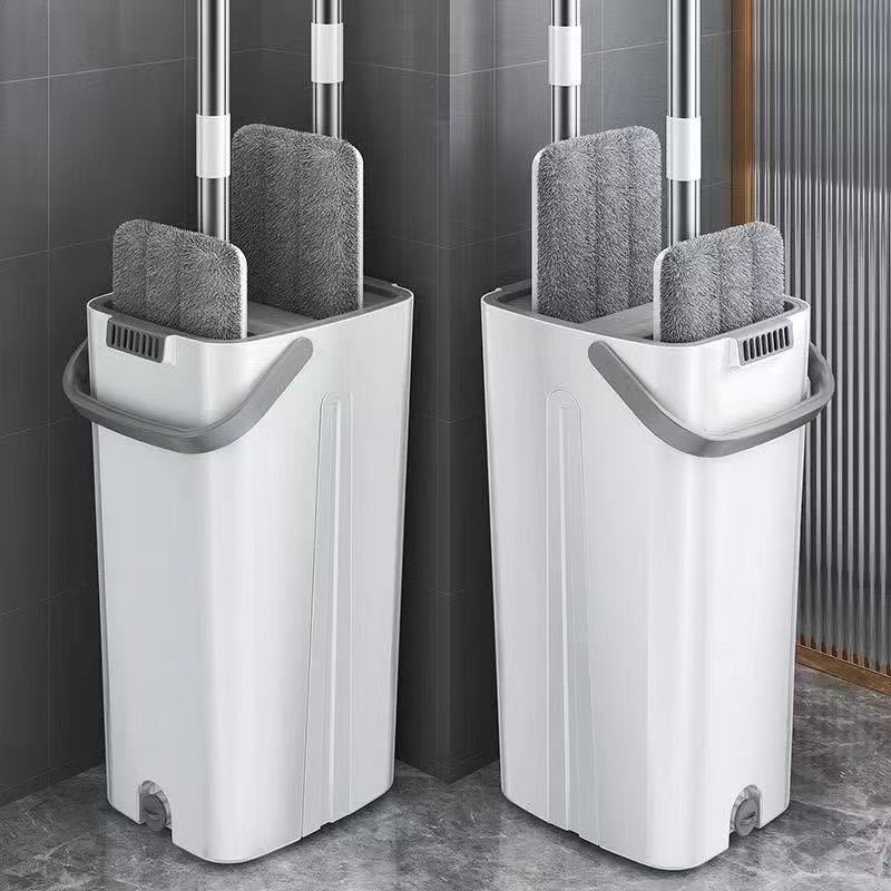Thickened Lazy Mop for Home Use, Dual-Purpose for Dry and Wet Cleaning, Detachable Flat Mop, Hands-Free Floor Cleaning Tool Thickened Lazy Mop for Home Use, Dual-Purpose for Dry and Wet Cleaning, Detachable Flat Mop, Hands-Free Floor Cleaning Tool