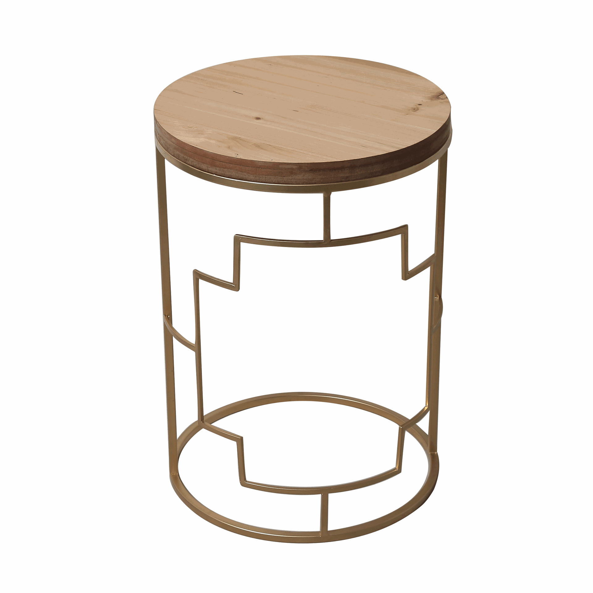 酒店宾馆家用食堂餐厅成套餐桌铁艺圆形实木桌 出口茶几咖啡桌