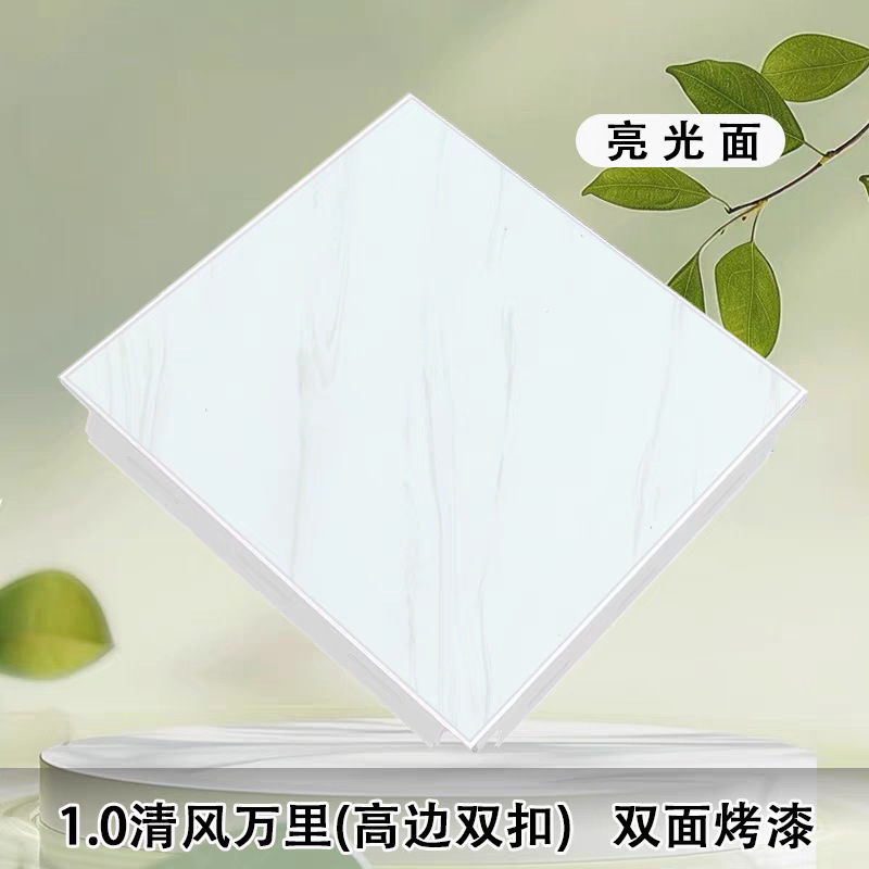 工装集成吊顶铝扣板双面烤漆天花板厨房卫生间工程铝扣板源头直供|undefined