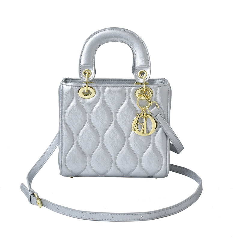Bolso para mujeres transfronterizas nuevo estilo coreano bolso de mano cuadrado de alta calidad delicado bordado de diamante universal mochila de hombro