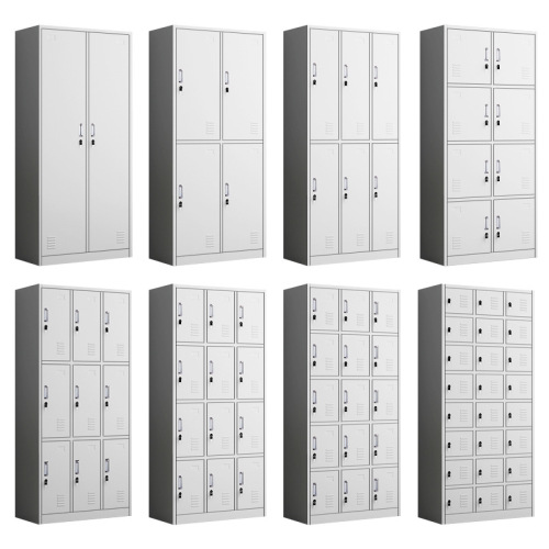 Locker staff locker school dormitory multi-door locker iron storage storage cabinet with lock restaurant cupboard