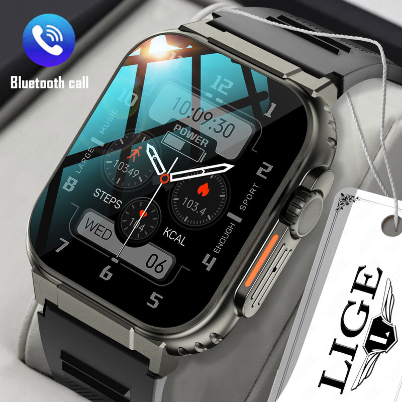 Cross-Border A70 Sports Smart Watch with Large Screen, Bluetooth Calling, Health Monitoring, Heart Rate, Blood Pressure, Sleep, and Multi-Functional Sports Features