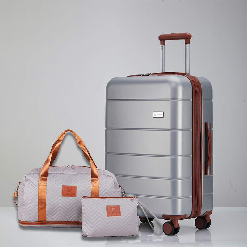 2024 nueva maleta con ruedas de gran capacidad, maleta de separación seca y húmeda, caja de contraseña, temporada escolar