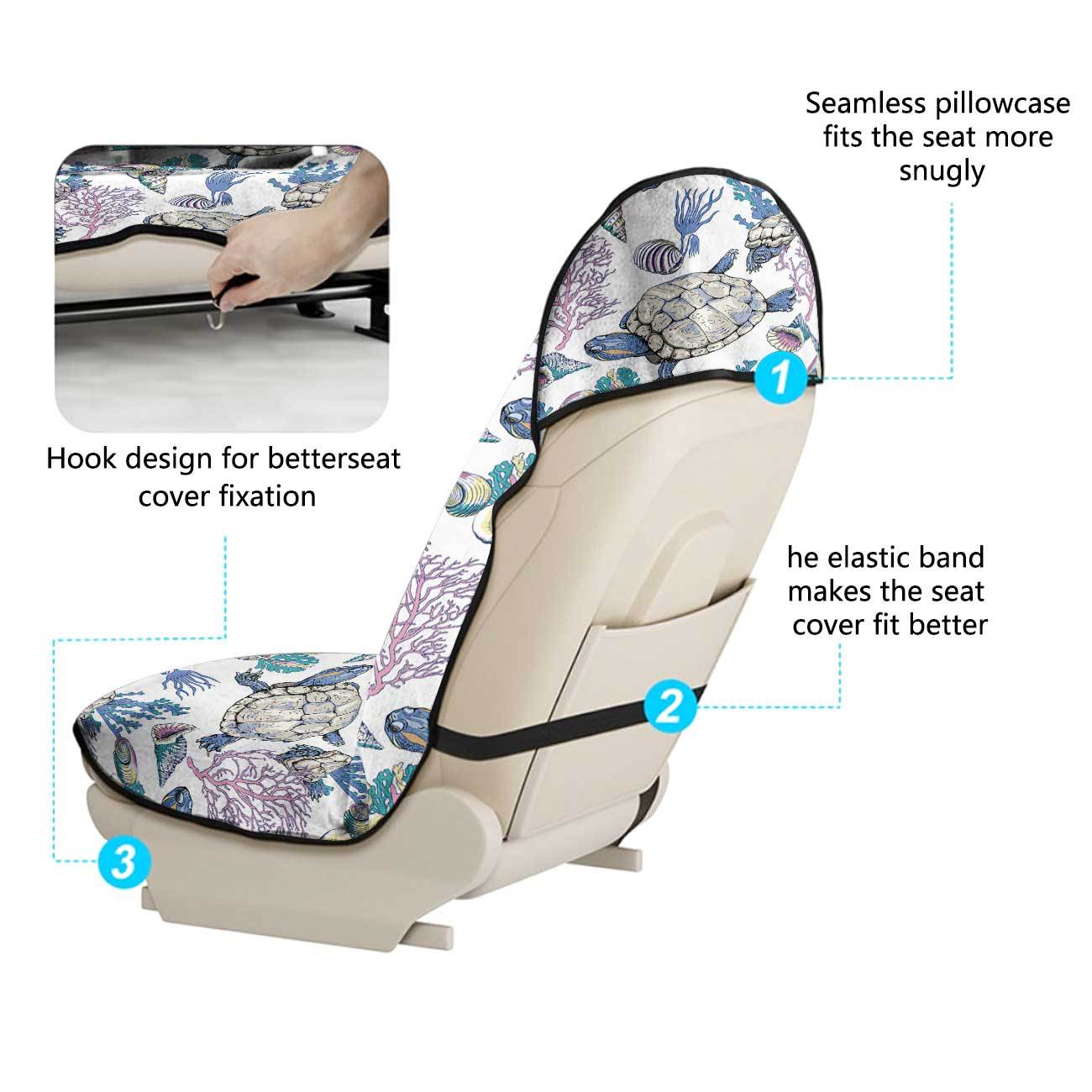Marine seat towel cover front seat protector suitable for gym and exercise, universal for all seasons and car use