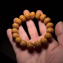 野生龙纹桃核之  虚空  龙凤珠禅意佛珠文玩木珠