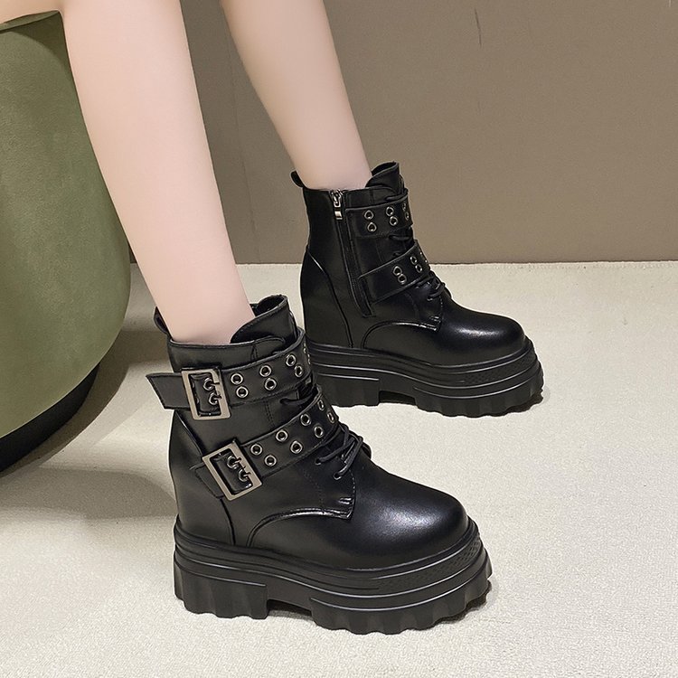 2024 herbst Neue Heißer Verkauf Dicken Boden Hang Ferse Gürtel Schnalle Vielseitig Temperament Komfortable Seite Zipper Mode_voghion.com