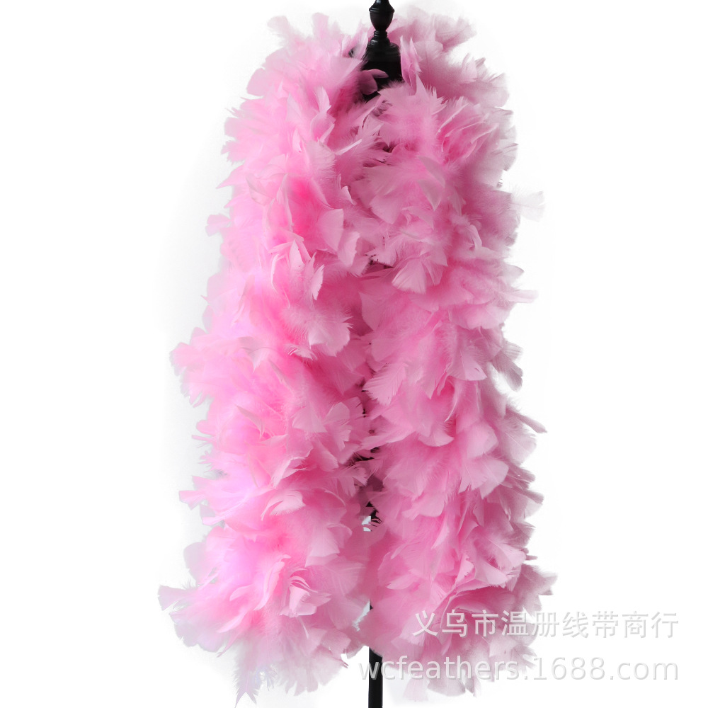 温册平板毛条羽毛拍摄道具T台走秀装饰羽毛条节日装扮服装辅料详情图18