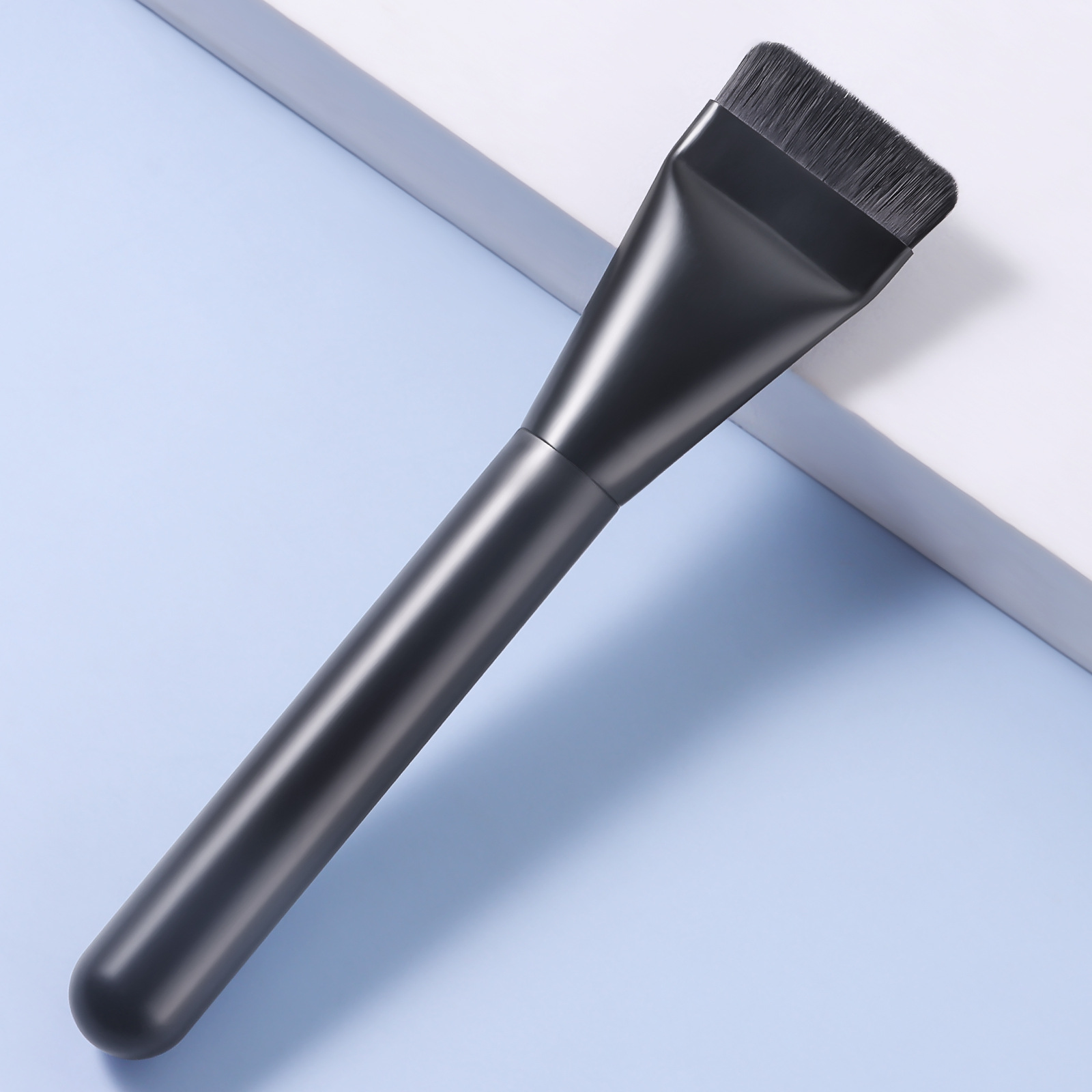 Nuevo estilo de una palabra cabeza Fundación cepillo corrector máscara cepillo sin polvo belleza herramientas fábrica en stock