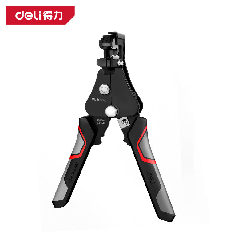 得力自动剥线钳子工具剥线器剥皮钳拔线钳电工钳扒皮钳DL2002C
