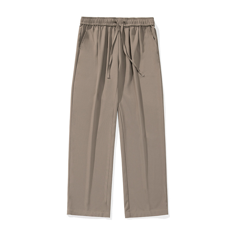 Loose Drooping Non-wrinkle Basic All-matching Trousers