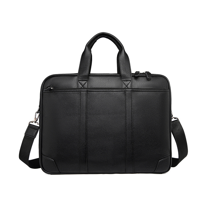 New Men's Briefcase Laptop Bag Messenger Bag Large Capacity Laptop Bag PU Shoulder File Bag