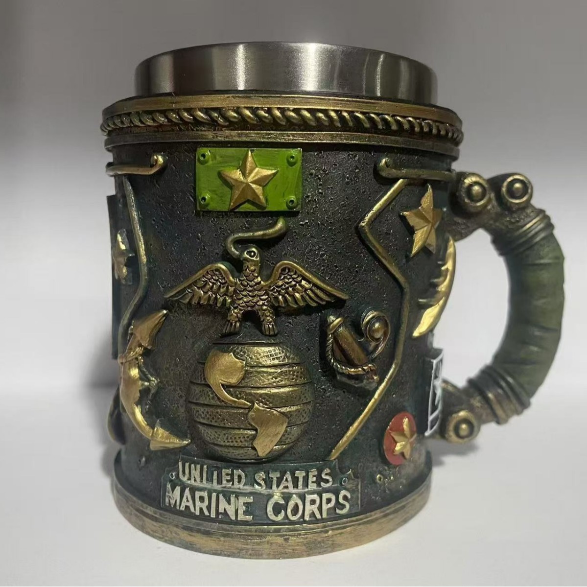 Estilo explosivo transfronterizo Cthulhu-Inspired Pirate Tankard Taza de pulpo Decoración de bar