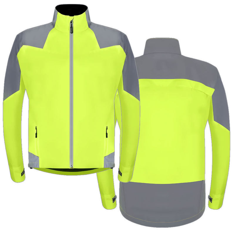 High Visibility Reflective Waterproof Breathable Cycling Jacket Suitable for Night Outdoor Sports Running and Hiking High Visibility Reflective Waterproof Breathable Cycling Jacket Suitable for Night Outdoor Sports Running and Hiking