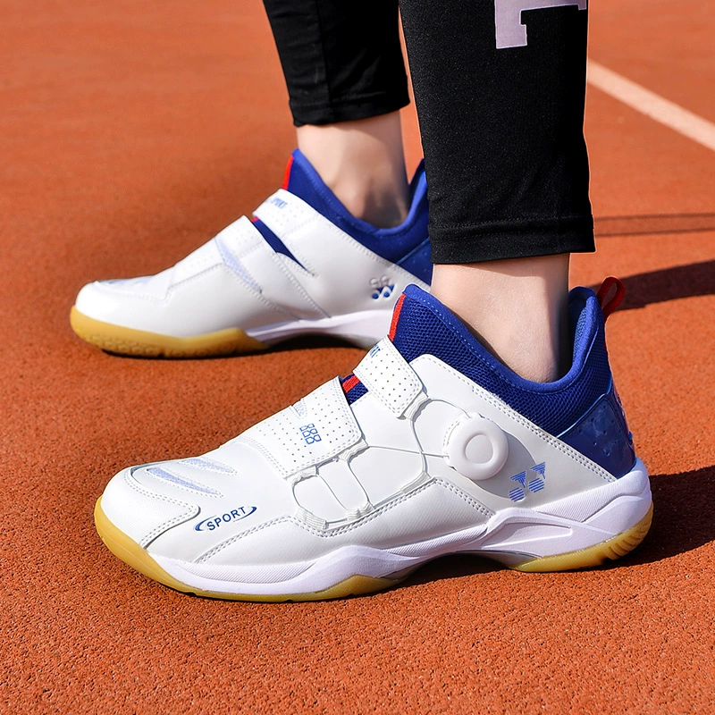 Профессиональная обувь для бадминтона, пары для внешней торговли, новые теннисные туфли, обувь для настольного тенниса, нескользящая, износостойкая, амортизирующая, дышащая спортивная обувь.