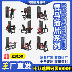 ジムのハマーのフルセットの高級業務用フィットネス器材は胸を押してハックします。