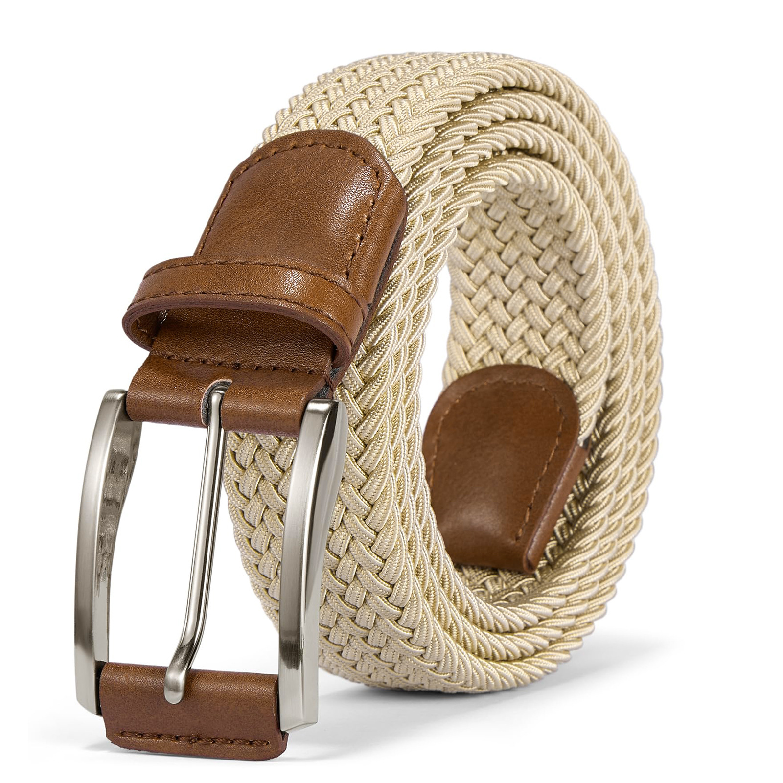 Transfronterizos Amazon retro aguja hebilla cinturón de cabeza de moda simple cinturón de tela cinturón de nylon hombre