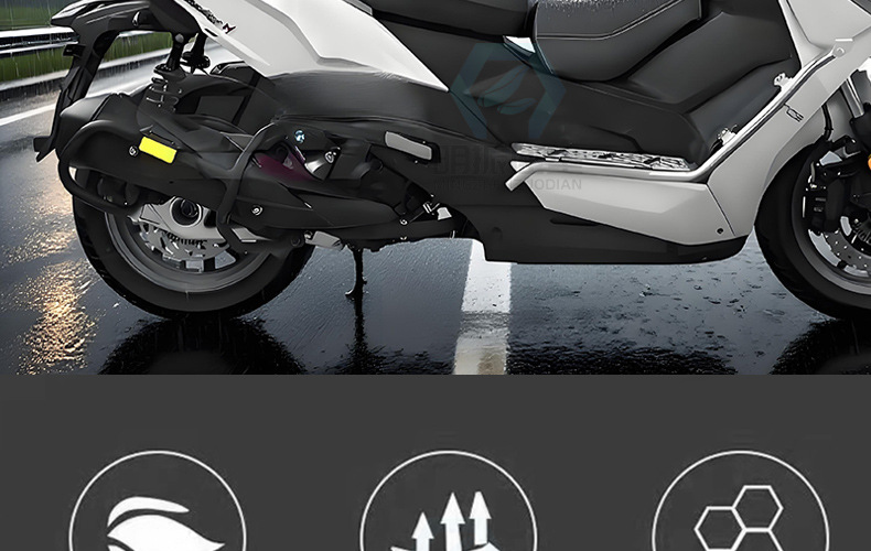 Suitable for Guangyang H150Ⅸx150/Rks150 Seat Cushion Installation, Wide Rebound, Long-Distance Widened Seat Cushion for Motorcycles