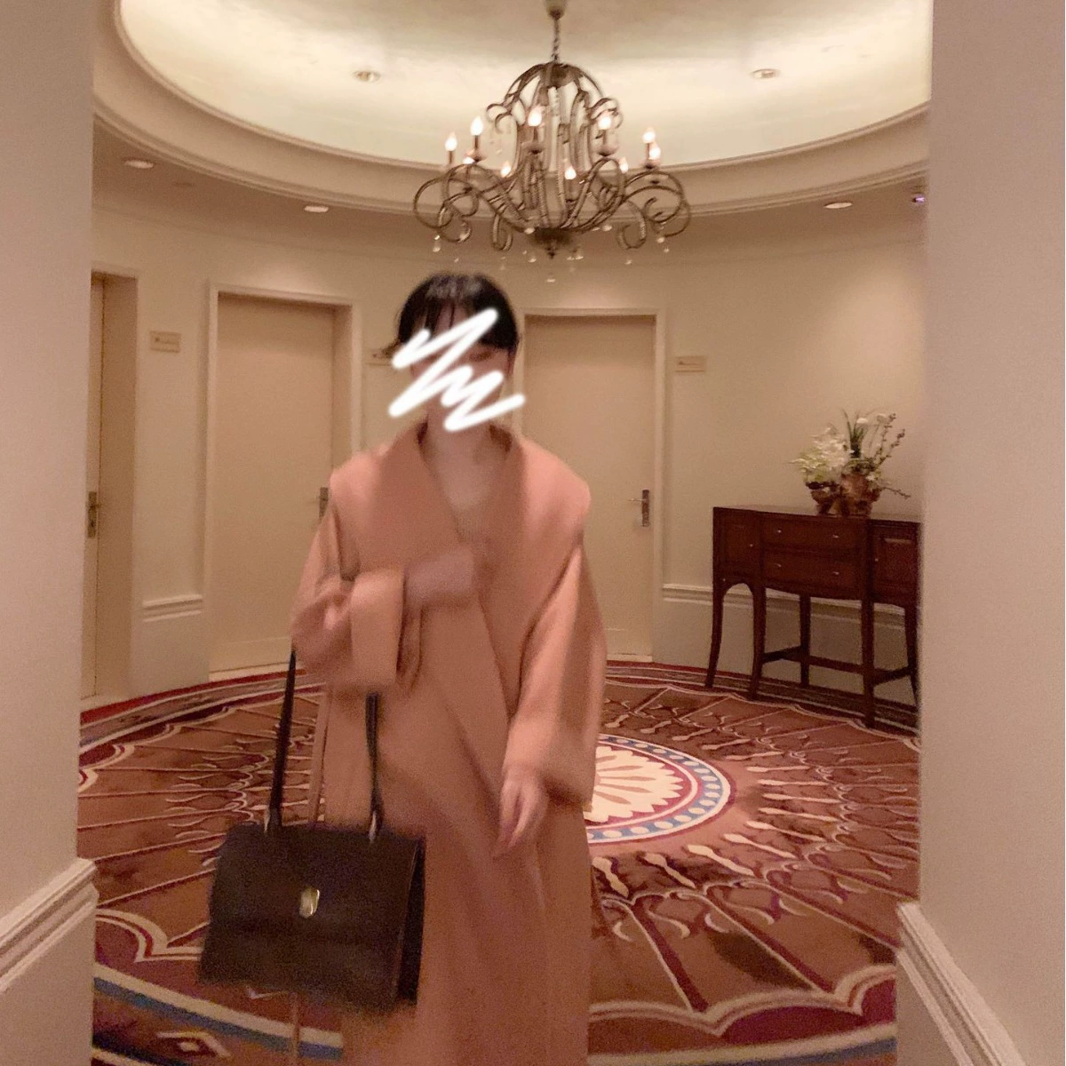 Осень и зима 2021 длинное шерстяное пальто из молочного цвета до колен в Корейском стиле, двустороннее кашемировое пальто ручной работы для женщин