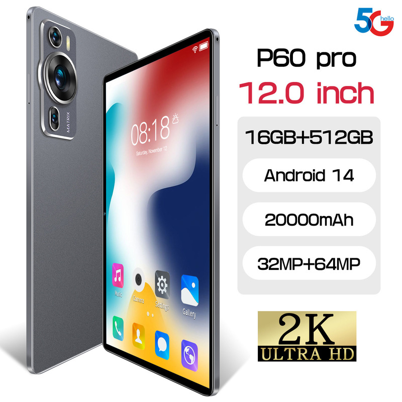 In-Stock 4+32g Tablet New Model P60Pro Sim Card Calling Japan Yahoo Rakuten Foreign Trade Cross-Border Exclusive Supply In-Stock 4+32g Tablet New Model P60Pro Sim Card Calling Japan Yahoo Rakuten Foreign Trade Cross-Border Exclusive Supply