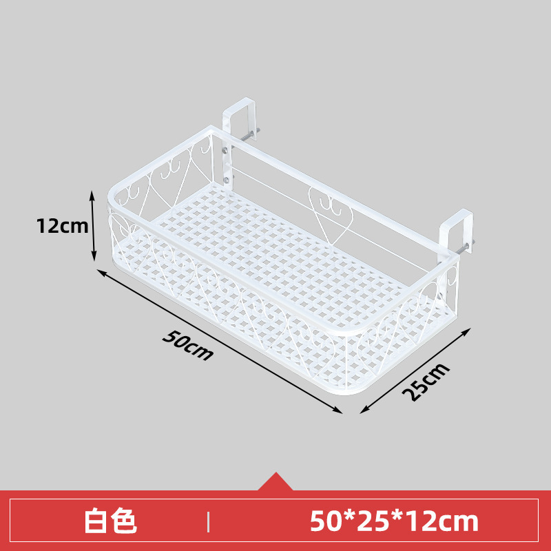 バルコニーフラワーラック収納ラック吊り下げ植木鉢ラックブラケット手すりガードレール多肉植物ラック鉄窓枠ヨーロピアンスタイル|undefined
