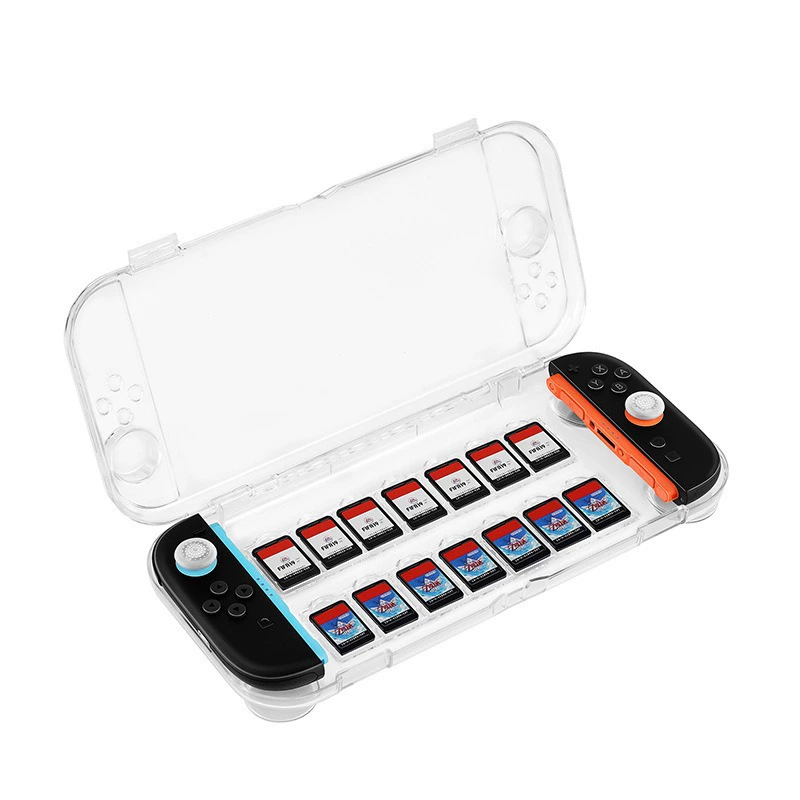Подходит для Switch2 хоста все-в-одном защитный чехол NS2 для хранения карт игры, прозрачный жесткий корпус