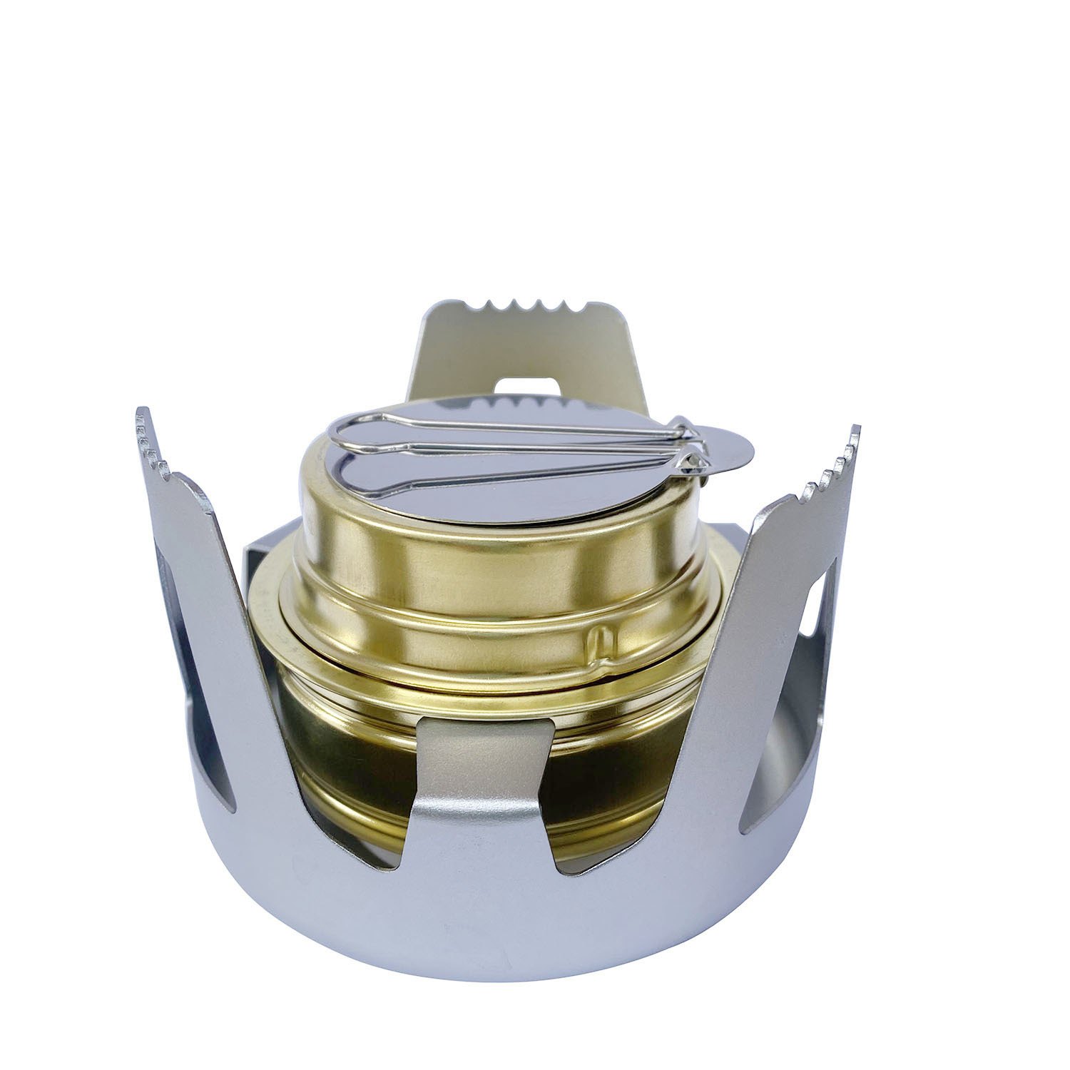 Outdoor camping alcohol stove portable windproof solid liquid dual-purpose stove outdoor picnic stove stove stove head