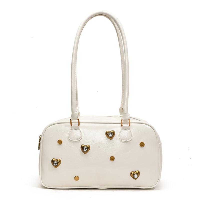 Bolsos transfronterizos de nuevo estilo para mujer Bolsos de almohada de alta gama de moda simple urbana Bolsos de hombro de todo fósforo diario para mujer