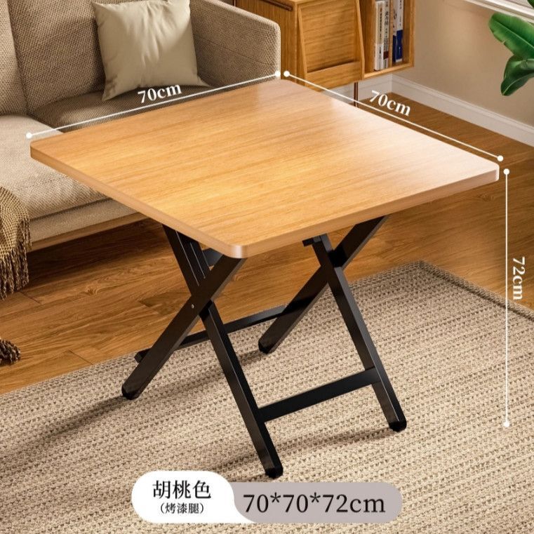 折り畳み可能なテーブルの家庭用タイプの小さなテーブルの簡易円卓賃貸住宅の屋外に携帯して食事をするテーブル|undefined
