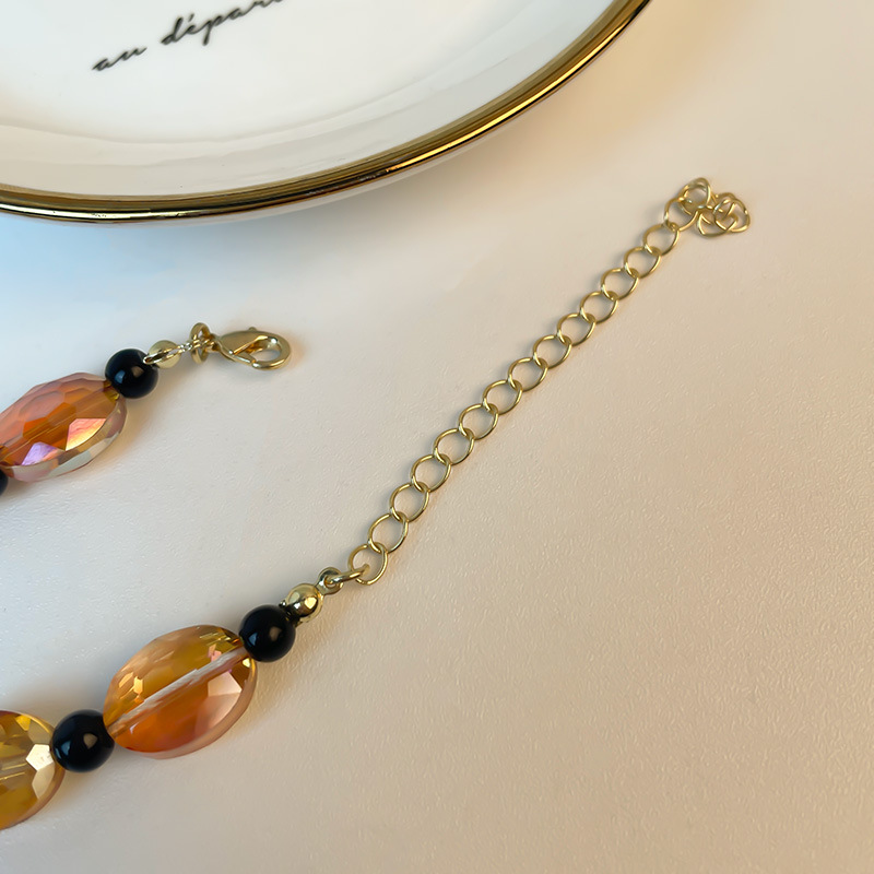 Exaggerated Diamond Studded Personalized Necklace, Three-dimensional Unique Crystal Neck Decoration, Cute Little Fox Sweater Chain Accessories_voghion.com